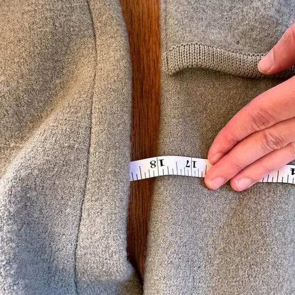 100% Wool Talbots Chore Jacket Style Sweater Jacket - Picture 6 of 6